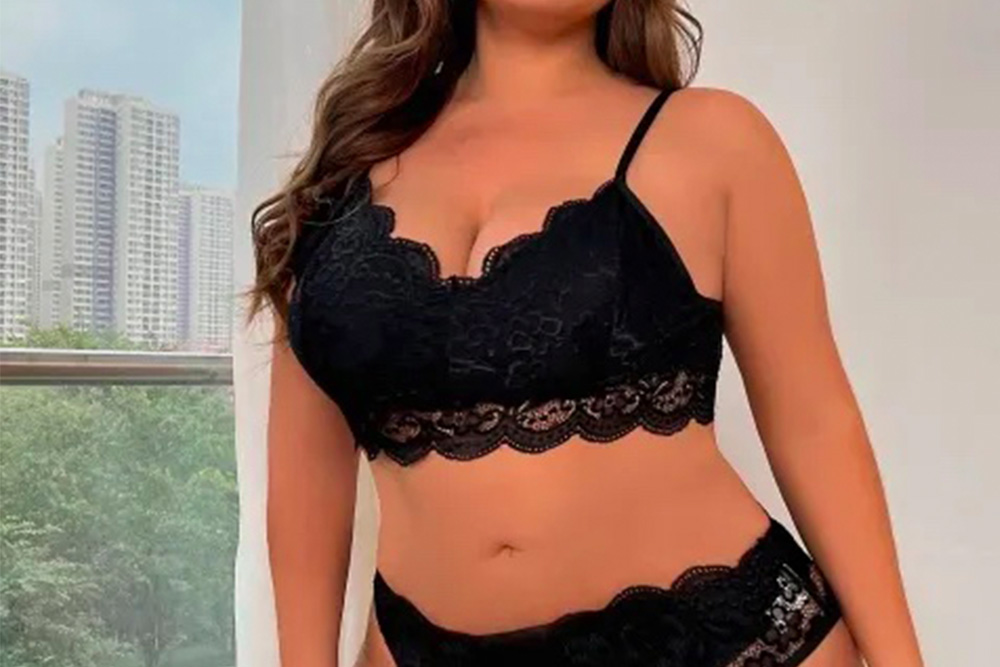 Plus size lingerie